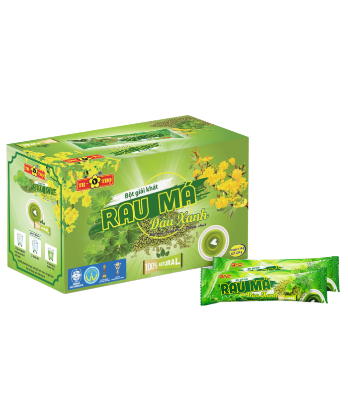 BỘT GIẢI KHÁT RAU MÁ ĐẬU XANH