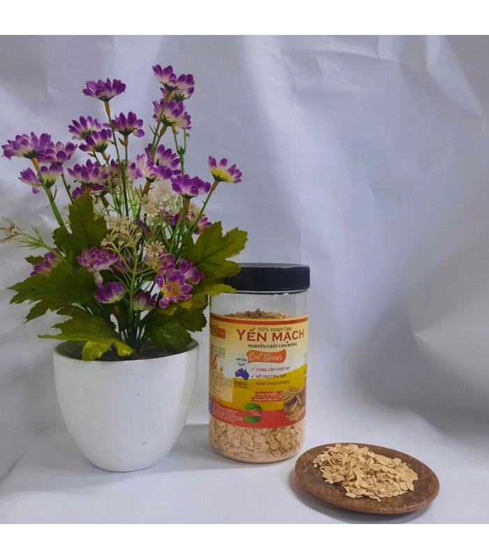 Yến Mạch Nguyên Chất Cán Mỏng TRƯỜNG THỌ hộp 400g