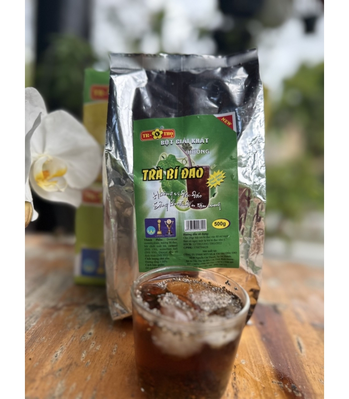 BỘT GIẢI KHÁT TRÀ BÍ ĐAO  TÚI 500G 
